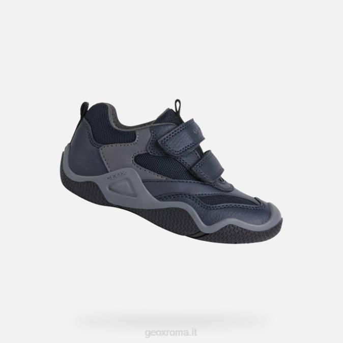 ragazzo trampoliere FX0W1999 blu navy/grigio scuro Geox