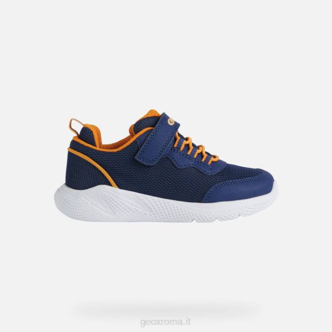 sprintye junior FX0W1350 blu marino/arancione Geox