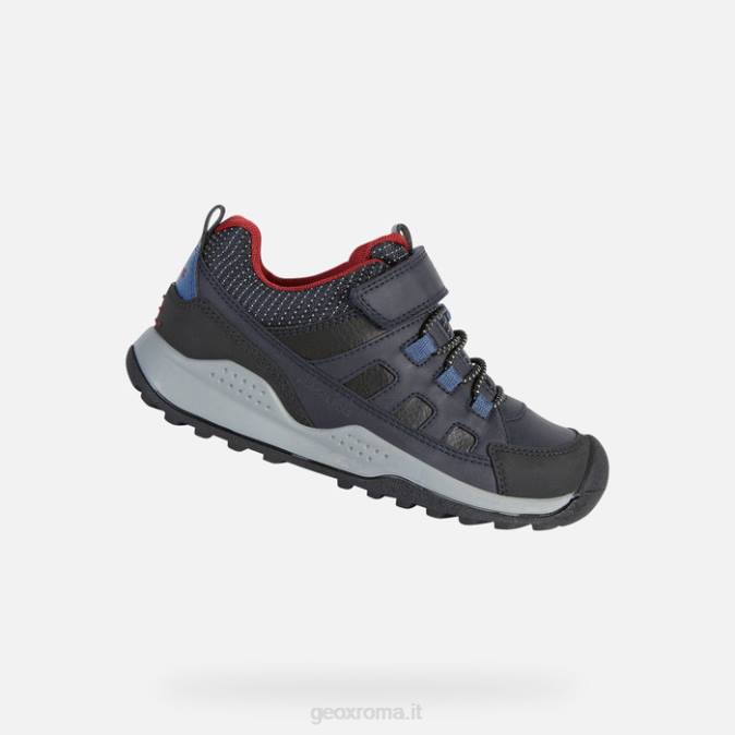 teram abx ragazzo FX0W1294 blu scuro/rosso scuro Geox