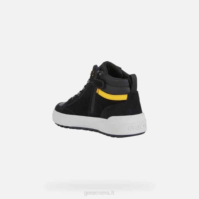 wemble ragazzo FX0W1370 nero giallo Geox