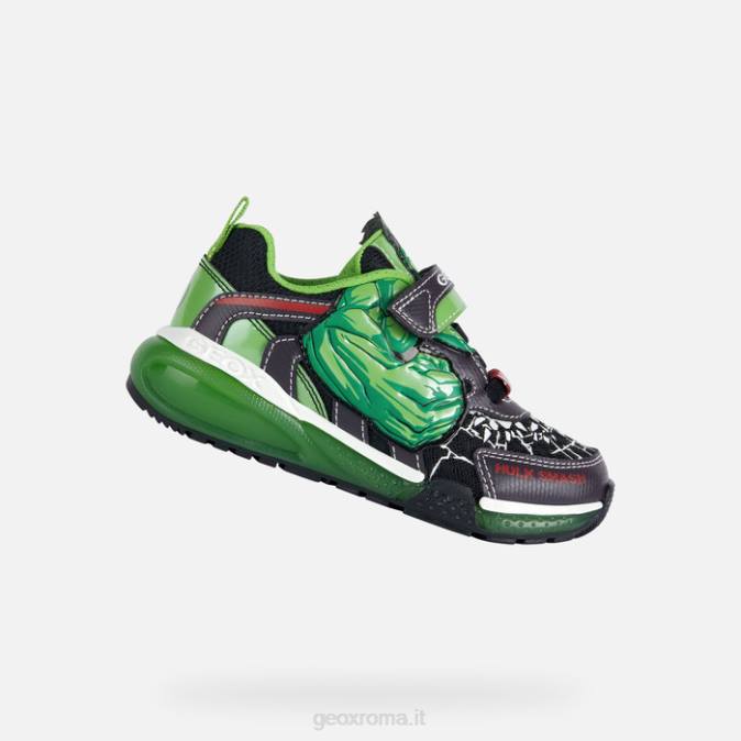 baionetta junior FX0W1036 nero/verde Geox