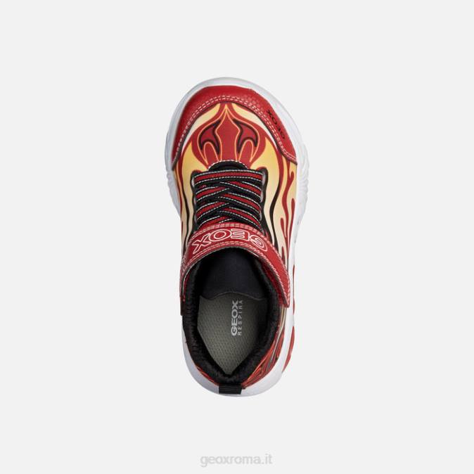 ragazzo aiutante FX0W1943 rosso nero Geox