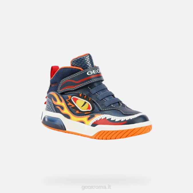 ragazzo inek FX0W1416 blu marino/arancione Geox