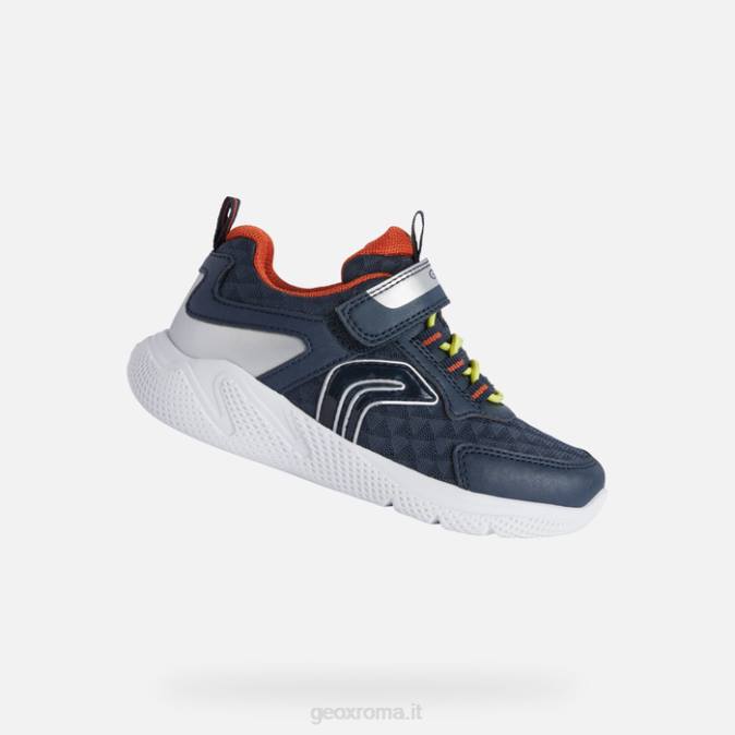 ragazzo sprint FX0W1353 blu marino/arancione Geox