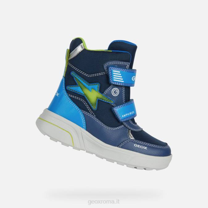 sveggen abx ragazzo FX0W1369 blu marino/azzurro Geox