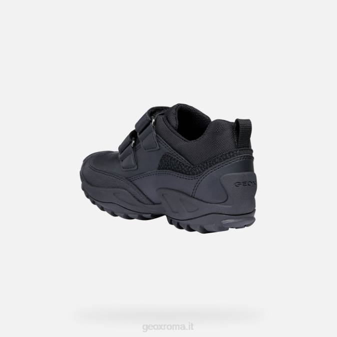 nuovo ragazzo abx selvaggio FX0W1258 nero Geox