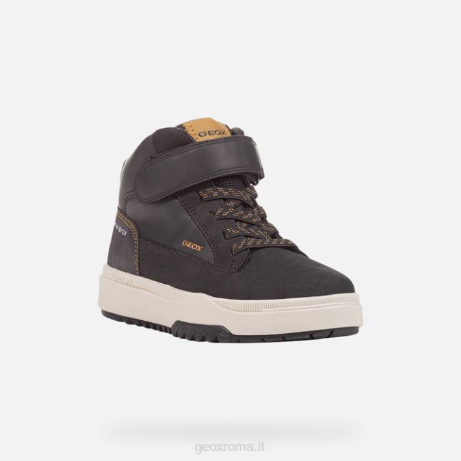 bunshee abx ragazzo FX0W1987 nero/giallo scuro Geox