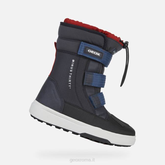 bunshee pg abx ragazzo FX0W1318 blu marino/rosso Geox