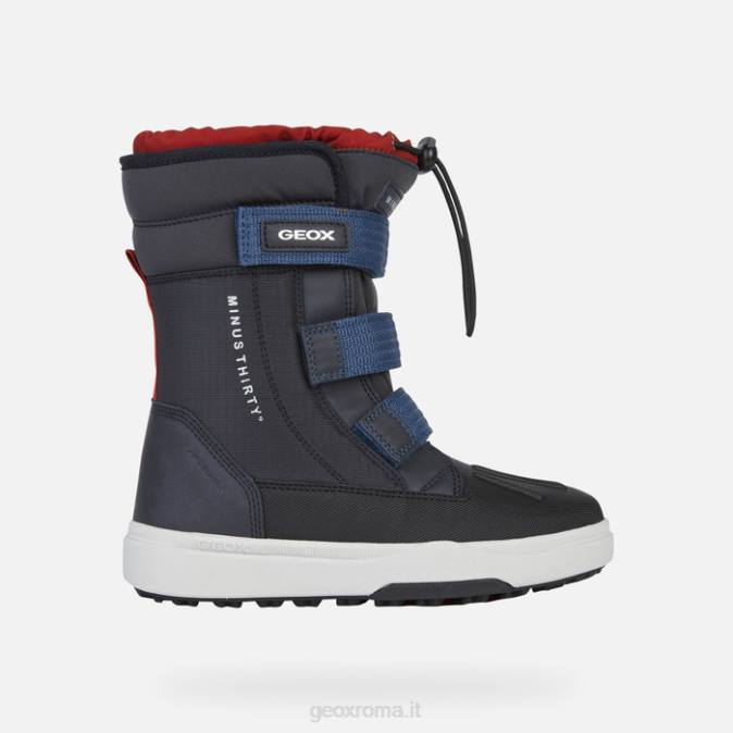 bunshee pg abx ragazzo FX0W1318 blu marino/rosso Geox