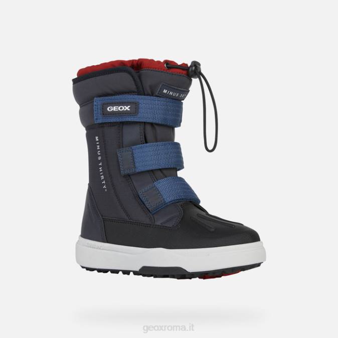 bunshee pg abx ragazzo FX0W1318 blu marino/rosso Geox