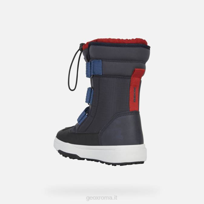 bunshee pg abx ragazzo FX0W1318 blu marino/rosso Geox