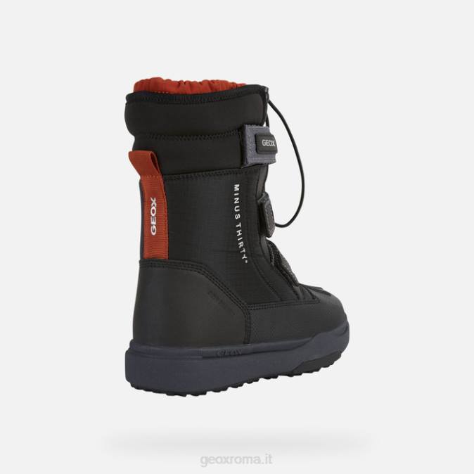 bunshee pg abx ragazzo FX0W1319 nero/ruggine Geox