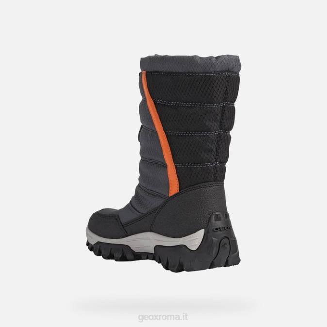 himalaya abx junior FX0W1161 grigio scuro/arancione Geox