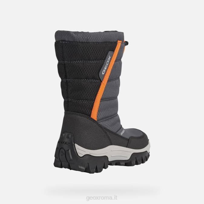 himalaya abx junior FX0W1161 grigio scuro/arancione Geox
