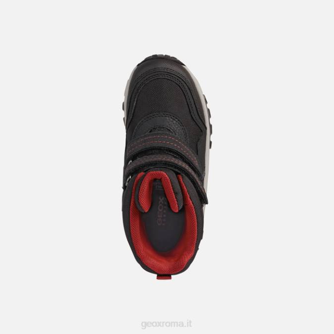 himalaya abx ragazzo FX0W1330 nero rosso Geox