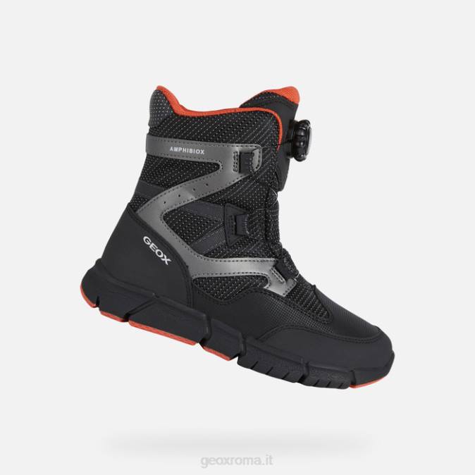 ragazzo flexyper abx FX0W1335 nero/arancione Geox