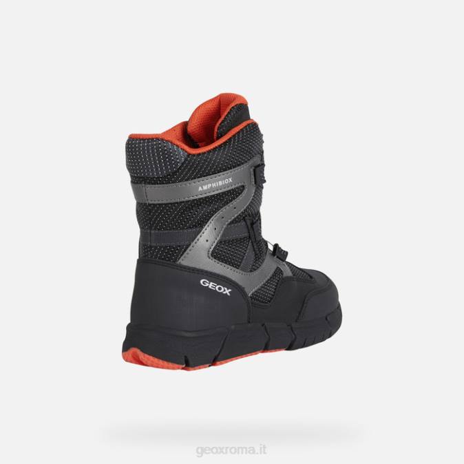 ragazzo flexyper abx FX0W1335 nero/arancione Geox