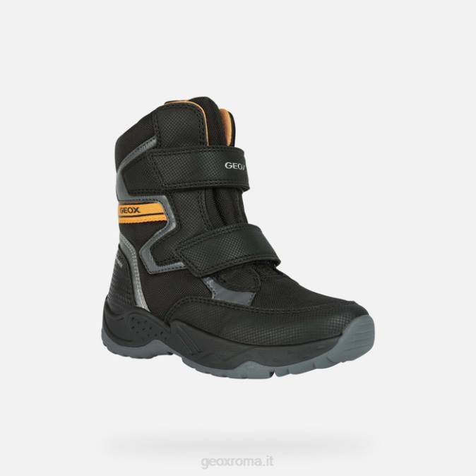 sentiero abx ragazzo FX0W1295 nero giallo Geox