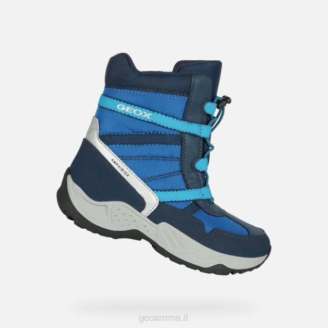 sentiero abx ragazzo FX0W1356 marina/reale Geox