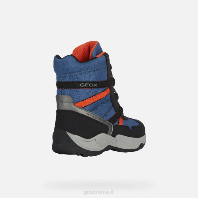 sentiero abx ragazzo FX0W1357 avio/arancio Geox
