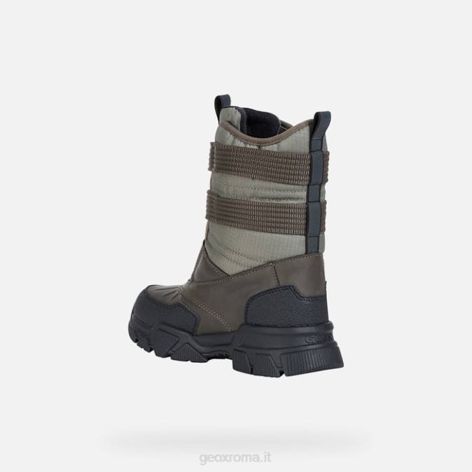 nevegal abx ragazzo FX0W1305 militare Geox