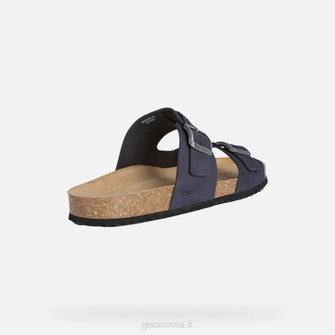 sandalo ghita uomo FX0W724 Marina Militare Geox