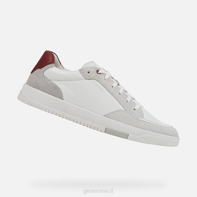 segnale uomo FX0W863 bianco/rosso scuro Geox