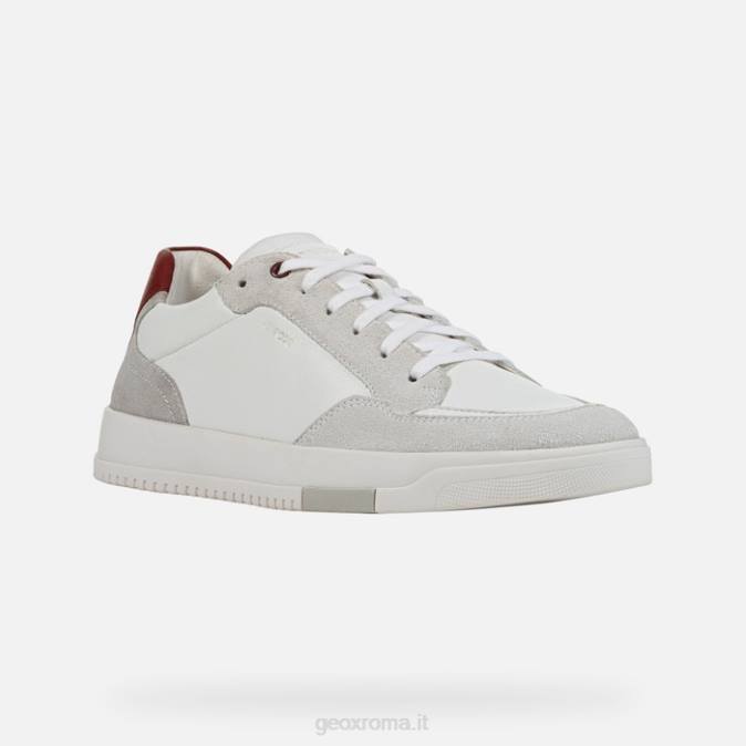 segnale uomo FX0W863 bianco/rosso scuro Geox