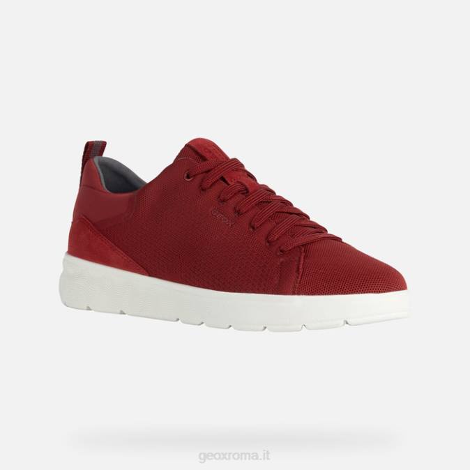 sferica ec4 uomo FX0W713 rosso scuro Geox