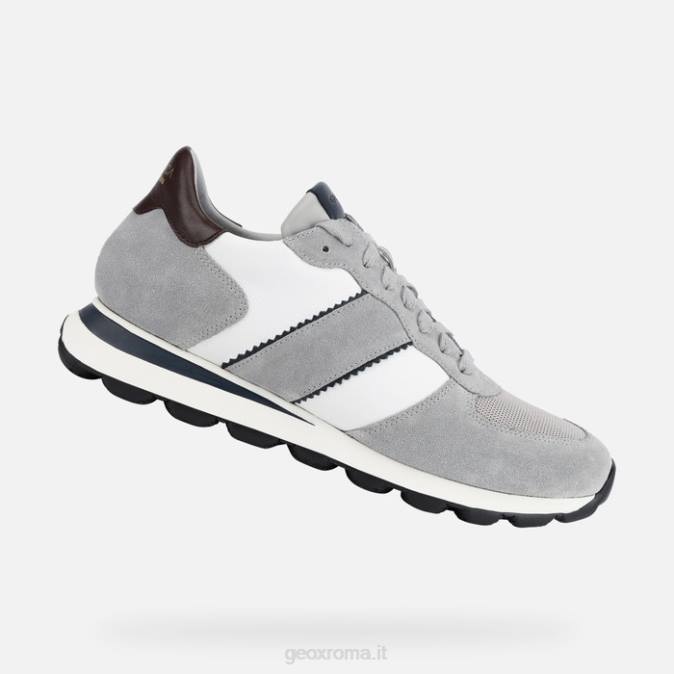 sferica vseries man FX0W770 grigio chiaro/bianco Geox