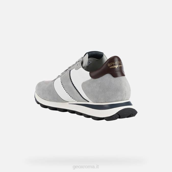 sferica vseries man FX0W770 grigio chiaro/bianco Geox