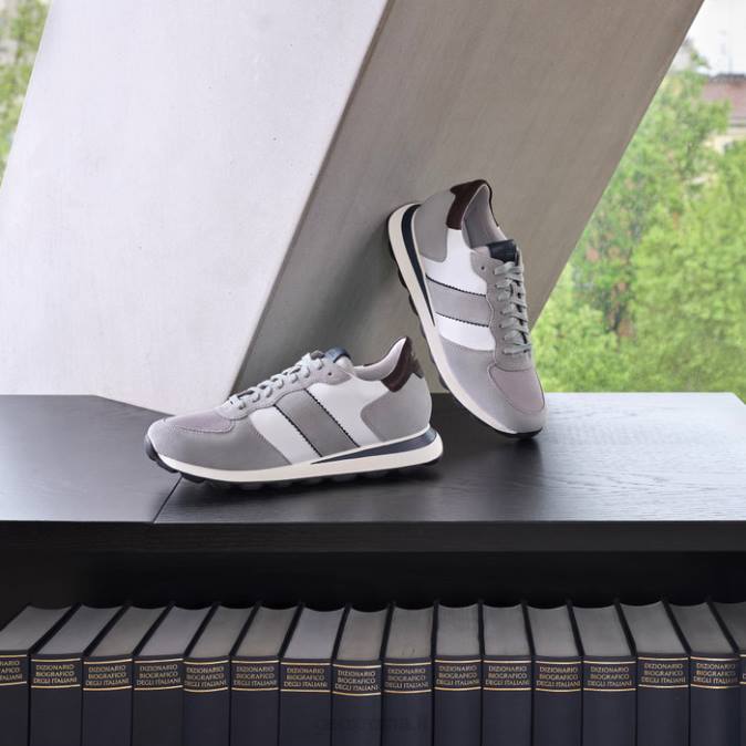 sferica vseries man FX0W770 grigio chiaro/bianco Geox