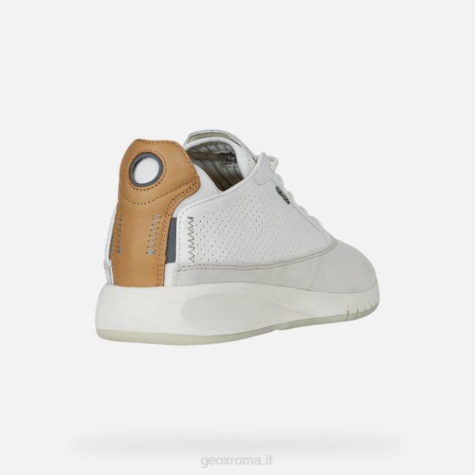 uomo aerantis FX0W800 papiro/bianco Geox