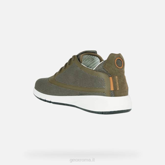 uomo aerantis FX0W885 oliva scuro Geox