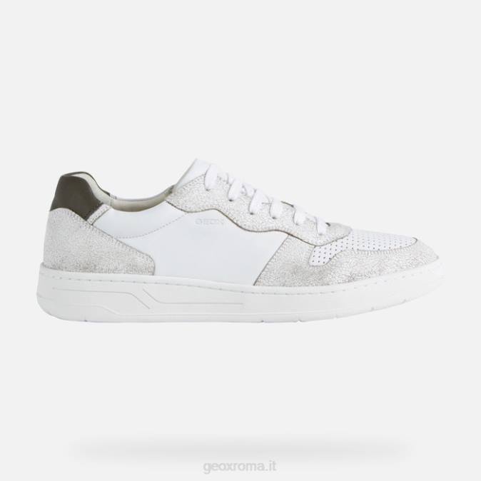 uomo magnete FX0W784 bianco/verde oliva chiaro Geox