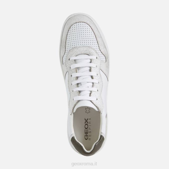 uomo magnete FX0W784 bianco/verde oliva chiaro Geox