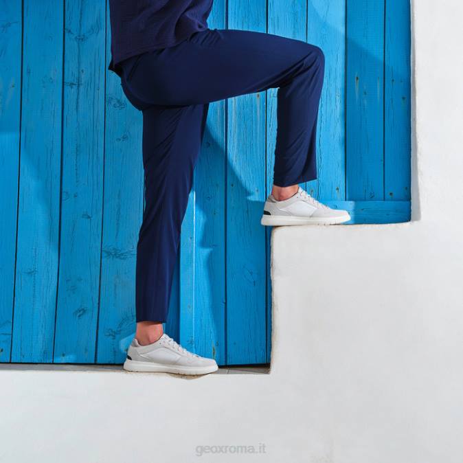 uomo merediano FX0W1778 bianco sporco/bianco Geox