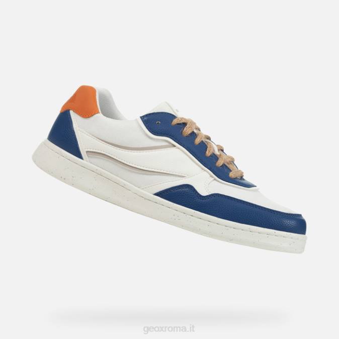 warren uomo FX0W756 jeans/bianco Geox