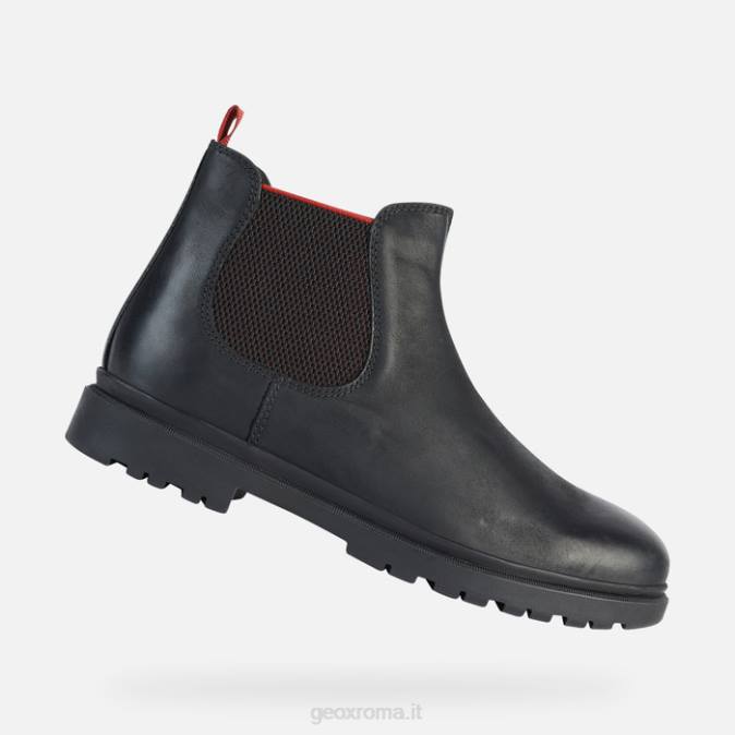 Andalo uomo FX0W702 nero rosso Geox