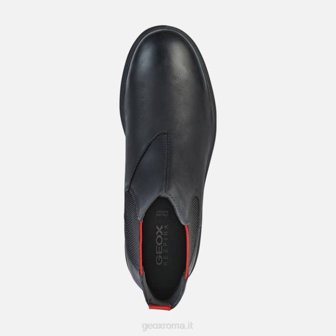 Andalo uomo FX0W702 nero rosso Geox