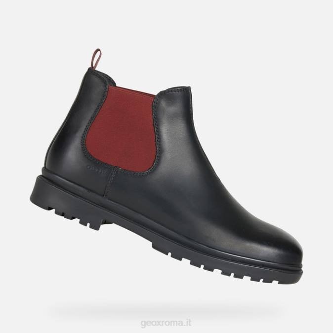 Andalo uomo FX0W743 nero/vino Geox