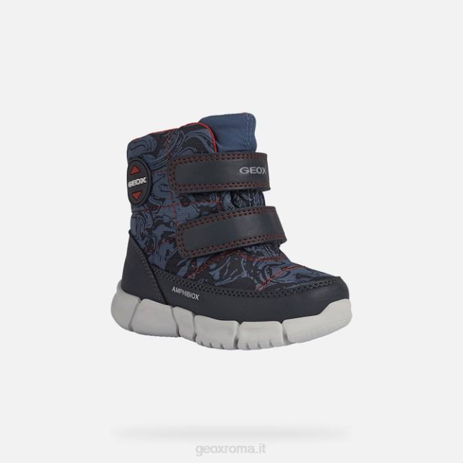 flexyper abx bambino FX0W891 avio/rosso Geox