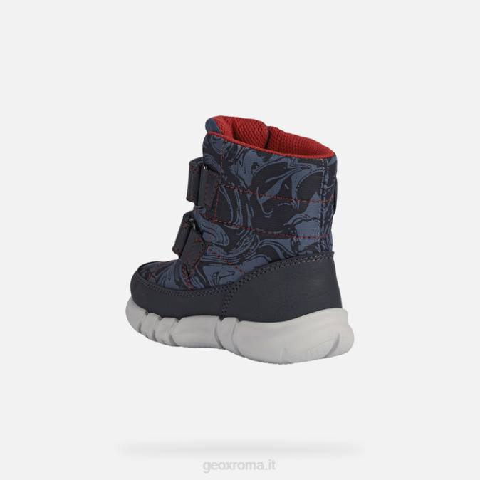 flexyper abx bambino FX0W891 avio/rosso Geox