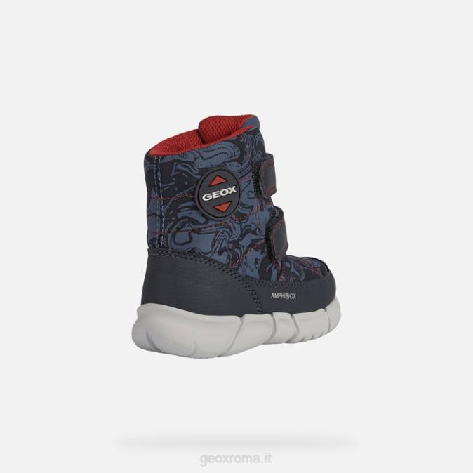 flexyper abx bambino FX0W891 avio/rosso Geox