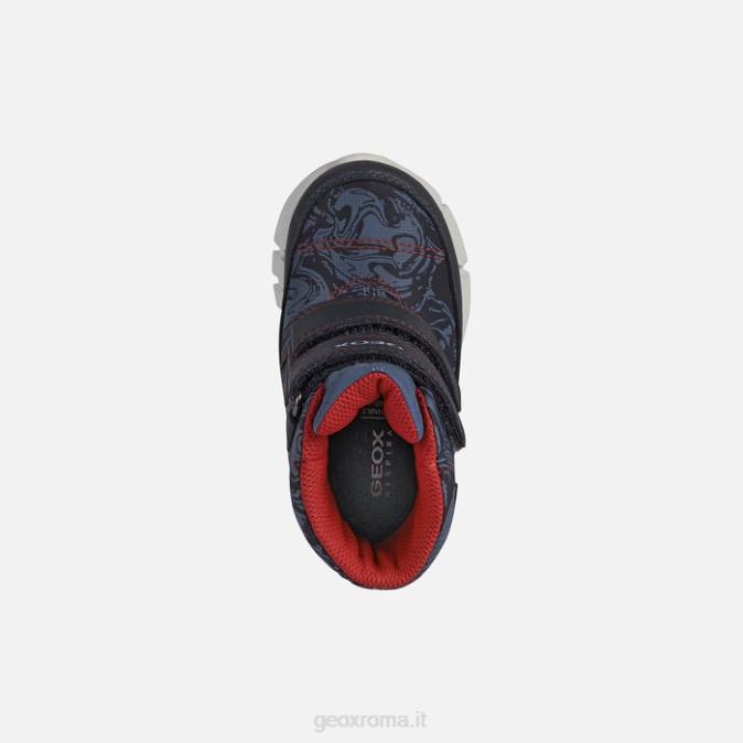 flexyper abx bambino FX0W891 avio/rosso Geox